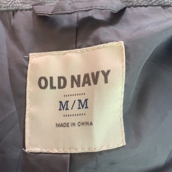 OLD Navy Gray Classic Wool-blend Peacoat/Jacket Size M - Picture 8 of 12
